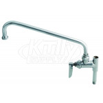 T&S Brass B-0156 Add-On Faucet,12" Nozzle,Lever Handle