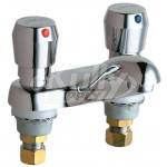 Chicago 802-665ABCP E-Cast Lavatory Metering Faucet