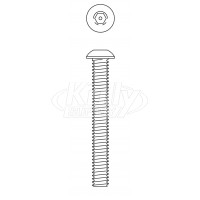 Acorn 0112-004-000 1/4-20 X 2" Button Head Hex W/Center Reject Stainless Steel Screw (10 Pack)