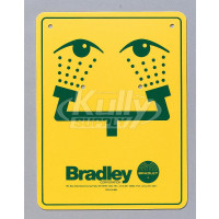 Bradley 114-051 Eyewash Sign