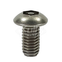 Acorn 0112-001-000 #10-32 X 3/8" Button Head Hex W/Ctr Reject S.Stl Screw (10PK)