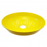 PLASTIC BOWL, EYE/FACEWASH, YELLOW