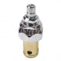 T&S Brass 006478-40NS Spindle Assembly, Quarter-Turn Eterna w/ Spring Check, CWS Escutcheon Bonnet, RTC (Hot),