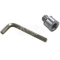 T&S Brass 019652-40 Hex Swivel Assembly for 3/8" Hose Reel