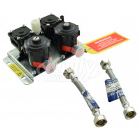 Willoughby PML2105XXS PML2 Dual Temp Pneumatic 0.5GPM Valve Assembly (No Pushbuttons or Tubing)