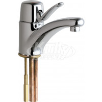 Chicago 2200-ABCP Single Lever Hot and Cold Water Mixing Sink Faucet