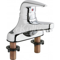 Chicago 420-ABCP Single Lever Hot and Cold Water Mixing Sink Faucet