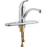 Chicago 431-ABCP Single Lever Hot and Cold Water Mixing Sink Faucet
