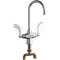 Chicago 50-T317XKABCP Hot and Cold Water Mixing Sink Faucet
