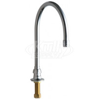 Chicago 626-GN8AE36ABCP Remote Rigid/Swing Gooseneck Spout