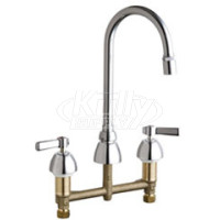 Chicago 786-E29-369ABCP Concealed Hot and Cold Water Sink Faucet