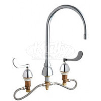 Chicago 786-HGN8AE3-317AB Concealed Hot and Cold Water Sink Faucet