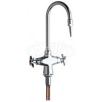 Chicago 929-CP Combo Hot & Cold Water Faucet