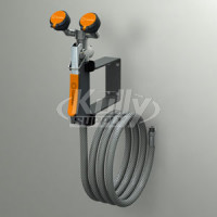 Guardian G5026 Wall-Mounted Combination Drench Hose & Eyewash