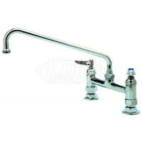 T&S Brass B-0221-CR B-0221 Double Pantry Faucet