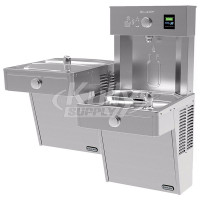 Elkay EZH2O VRCTL8WSK Heavy Duty Vandal-Resistant Dual Drinking Fountain with Bottle Filler