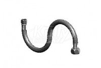 T&S Brass 016297-45 Flex. Connector Hose, 1/2 Npsm-F X 1/4 Npsm-F