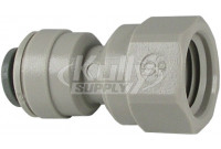 Elkay 75507C Quick Connect For Solenoid-1/4NPTFx1/4OD