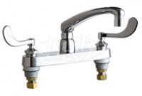 Chicago 1100-317XKVPCABCP Hot and Cold Water Sink Faucet