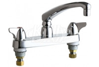 Chicago 1100-E35XKABCP Hot and Cold Water Sink Faucet