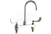 Chicago 1100-G2E3-317AB Hot and Cold Water Sink Faucet