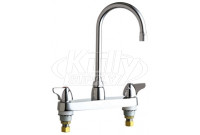 Chicago 1100-GN2AE3XKABCP Hot and Cold Water Sink Faucet