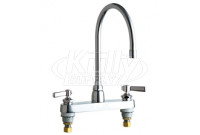 Chicago 1100-GN8AE3-369AB Hot and Cold Water Sink Faucet