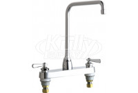 Chicago 1100-HA8-241ABCP Hot and Cold Water Sink Faucet