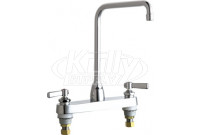 Chicago 1100-HA8-369ABCP Hot and Cold Water Sink Faucet