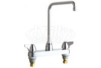 Chicago 1100-HA8AE35ABCP Hot and Cold Water Sink Faucet