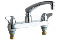 Chicago 1100-ABCP E-Cast Kitchen Sink Faucet, Cast Swing Spout