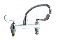 Chicago 1100-L9-317XKABCP Hot and Cold Water Sink Faucet