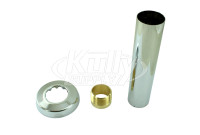 Sloan H-534-AS Sweat Solder Adapter Kit (with Stamped Wall Flange for 1" Water Closet/Urinal Supply)