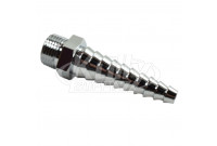 Chicago E7TJKCP 3/8" - 18 NPT Male Laboratory Serrated Nozzle Outlet