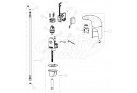 Chicago 116.101.AB.1 Hytronic Traditional Sensor Faucet Parts Breakdown