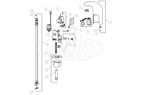 Chicago 116.111.21.1 Hytronic Traditional Sensor Faucet Parts Breakdown