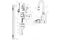 Chicago 116.113.21.1 Hytronic Gooseneck Sensor Faucet Parts Breakdown