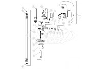 Chicago 116.121.21.1 Hytronic Traditional Sensor Faucet Parts Breakdown