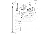 Chicago 116.122.21.1 Hytronic Contemporary Sensor Faucet Parts Breakdown