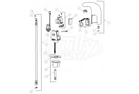 Chicago 116.201.21.1 Hytronic Traditional Sensor Faucet Parts Breakdown