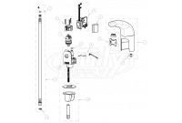 Chicago 116.201.AB.1 Hytronic Traditional Sensor Faucet Parts Breakdown
