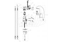 Chicago 116.212.AB.1 Hytronic Contemporary Sensor Faucet Parts Breakdown