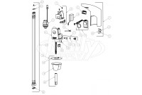 Chicago 116.315.21.1 Hytronic Electronic Faucet Parts Breakdown