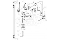 Chicago 116.316.21.1 Hytronic Electronic Faucet Parts Breakdown