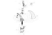 Chicago 116.606.AB.1 E-Tronic 40 Sensor Faucet Parts Breakdown