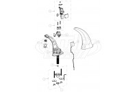 Chicago 116.706.21.1 E-Tronic 40 Sensor Faucet Parts Breakdown