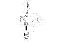 Chicago 116.706.AB.1 E-Tronic 40 Sensor Faucet Parts Breakdown