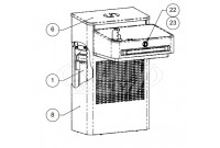 Haws 1201SF & 1201SFH Drinking Fountain Parts Breakdown