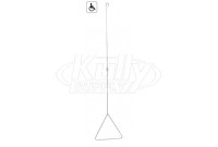 Bradley 128-156C Drench Shower Pull Rod 48"