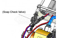 Intersan SPCHV-B Black Check Valve For No-Touch Soap Systems